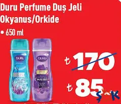 DURU PERFUME DUŞ JELİ OKYANUS/ORKİDE 650 ML DURU PERFUME DUŞ JELİ OKYANUS/ORKİDE 650 ML